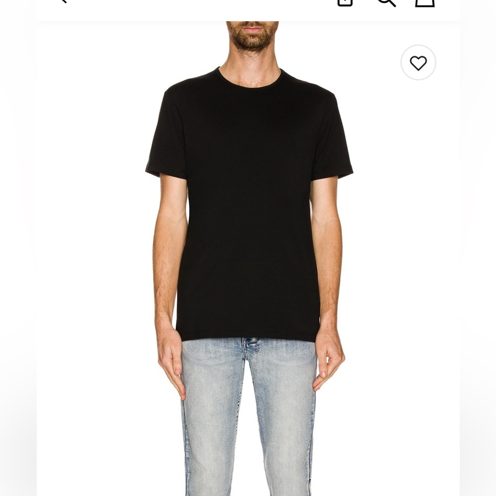 cuts men split hem t shirt - worn once